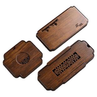 实木储水式茶盘干泡台壶承蓄水壶托家用高端小型沥水茶具新款送礼