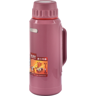 清水热水瓶家用保温瓶复古开水瓶玻璃内胆暖水壶办公开水瓶保温壶