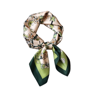 Clench Kiss官方100%桑蚕丝丝巾女士2026新款真丝小方巾高档礼物