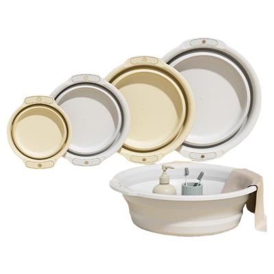 【送挂钩】便携折叠盆加厚