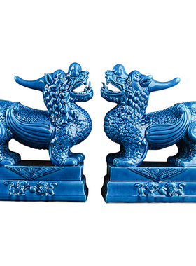 摆件办公室貔貅景德镇陶瓷招财