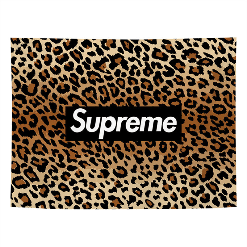 supreme潮牌绍兴柯桥墙布ing风房间背景装饰布画挂墙单身公寓宿舍