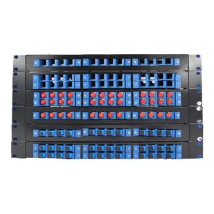 机架式光纤终端盒12口/24/48口电信级满配FC/SC/ST/ LC24芯光纤盒光缆熔接盒ODF光纤配线架熔纤盒机柜专用