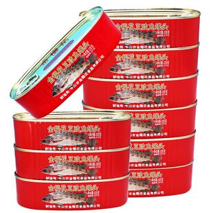 金樱花豆豉鱼罐头10罐下饭菜鱼肉罐头即食拌饭罐头食品罗非鱼120g