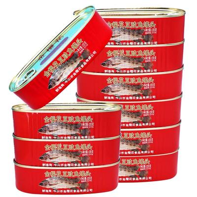 豆豉罐头120g10拌饭罐头五香