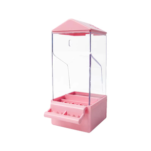 宠帮仕鹦鹉自动喂食器食盒谷壳分离防撒防溅一体式外挂式喂鸟神器