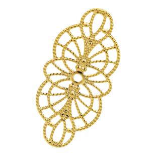 diy古风步摇发簪头冠头饰秀禾服装装饰金属片镂空菱形花片小配件