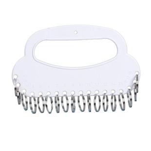 钥匙盘钥圆盘匙板塑料钥匙收纳管理神器带标记牌钥匙圈环钥匙扣串