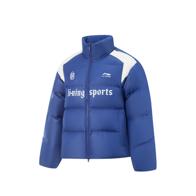 李宁防泼水宽松男女同款短羽绒服