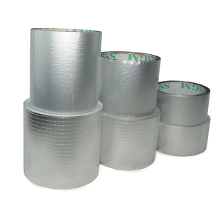 太阳能水管防晒防老化铝箔纸胶带自粘防水工业高温加厚保温棉专用