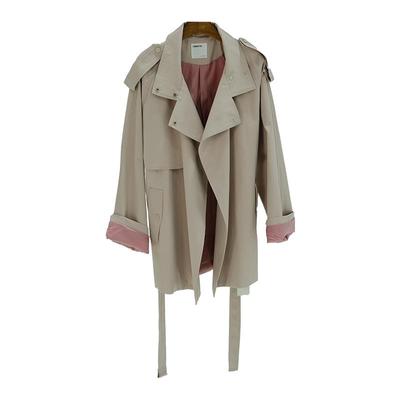 ENJOYME立领风衣外套中长款大衣