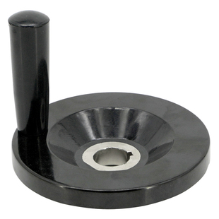 线切割配件胶木手摇手轮手柄手把 外径100内孔12/16/18槽5mm 现货