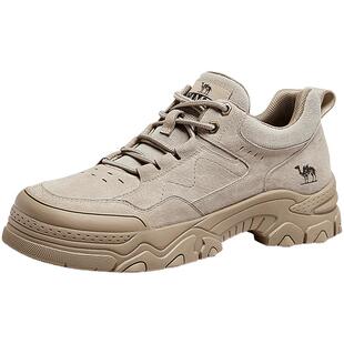 骆驼男鞋2025冬季加绒男鞋新款棉鞋厚底运动休闲鞋户外工装鞋男