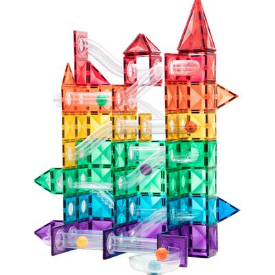 mideer弥鹿儿童磁力片彩窗积木