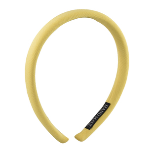 suzyacc kr刘亦菲同款小鸡黄色布艺发箍女2024新款高颅顶洗脸头箍