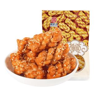 黄老五麻花酥408g传统手工小麻花零食单独包装麻花零食休闲食品