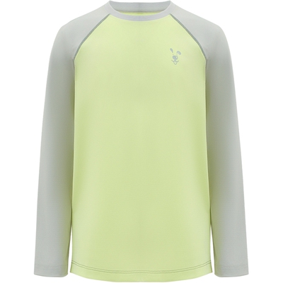 本来BENLAI男童速干撞色插肩长袖运动印花T恤2026春新款BTT460010