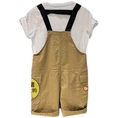 Lee休闲背带短裤夏宽松薄款女裤