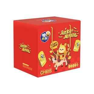 【渠道 新年送礼】脆升升马力全开2026新年礼盒零食礼包年货送礼