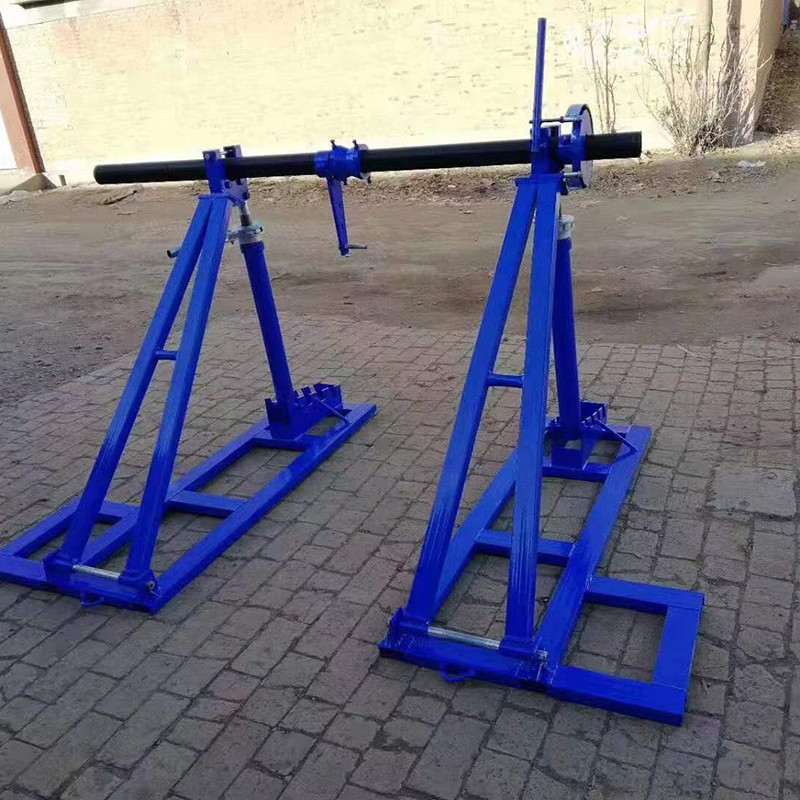 电缆放线架大型多孔液压5T10T15吨小型螺旋卧式张力电缆支架加厚