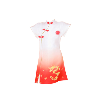 雪龙吟舞蹈服儿童扇子舞练功服国风幼儿园中小学生红歌朗诵表演服