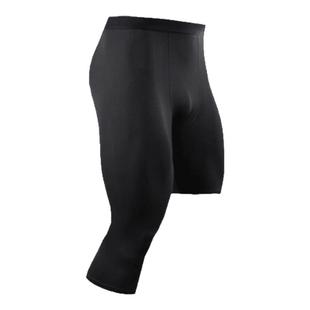 美式篮球单腿紧身裤男士打篮球打底裤一长一短弹力透气七分压缩裤