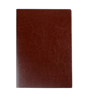 A4 B5 A5 A6皮面记事本15mm宽格大行距横线软皮笔记本100克厚纸