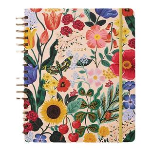 美国RIFLE PAPER CO.笔记本2024年手帐本17个月周计划本高档手账