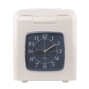 科密纸质员工打卡考勤机打卡机老式纸卡打卡钟卡片插卡微电脑上班签到卡纸工资卡打卡器机智能打卡考勤机器