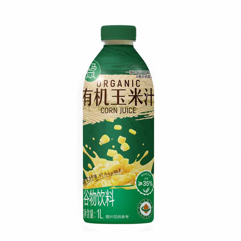 盒马鲜生有机玉米汁谷物饮料1L瓶