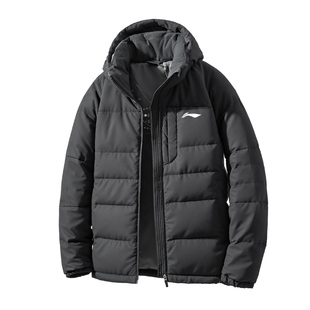 李宁短款羽绒服男连帽加厚防风防寒2026冬季国潮品牌运动保暖外套