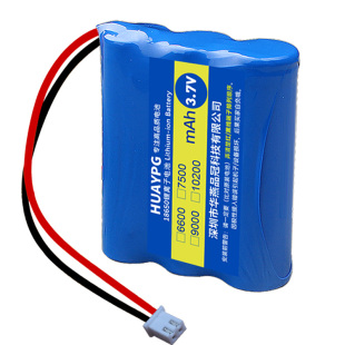 18650锂电池组3.7V并联三节大容量广场舞音响夜钓头灯唱戏机电池