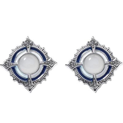 璀璨星芒设计感袖扣法式生日礼物