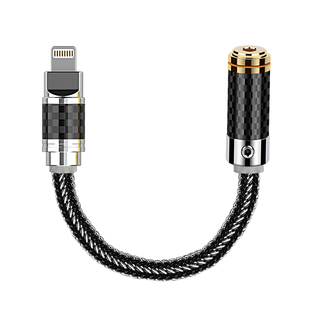 适用苹果lightning口耳机转接头转3.5mm转换头线 苹果手机7/8/11/12/13/14平板typec转35耳机直播唱歌音频线