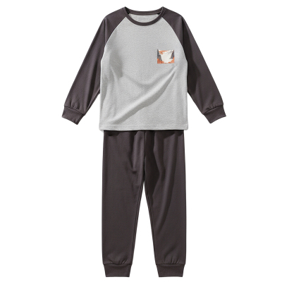 A类儿童内衣套装纯棉中领秋衣裤