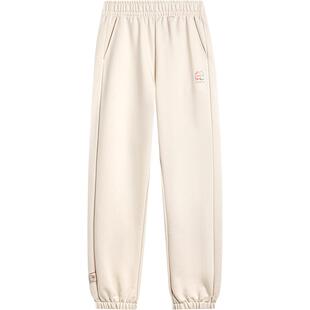 李宁运动裤女士春季跑步女裤宽松休闲裤子针织卫裤束脚运动长裤女