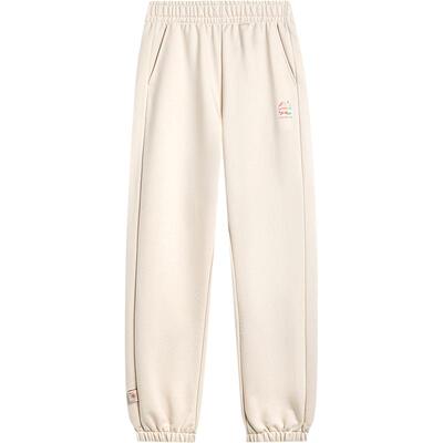 李宁宽松女印花休闲卫裤运动裤