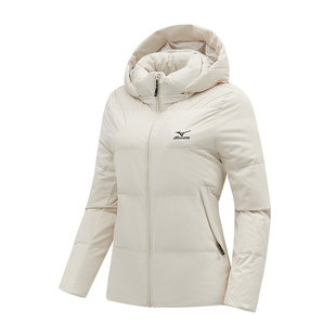Mizuno/美津浓羽绒服女士冬季外套加绒加厚保暖棉袄户外防寒棉服