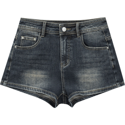 IEF/爱依服裤子2026夏季新款美式时尚小众设计辣妹百搭牛仔短裤