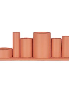 轻奢风笔筒客厅茶几收纳软装饰品