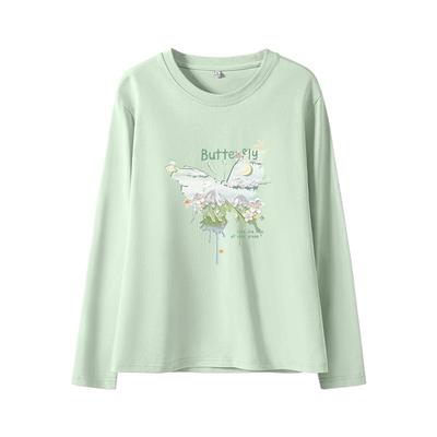 真维斯宽松纯棉长袖t恤女