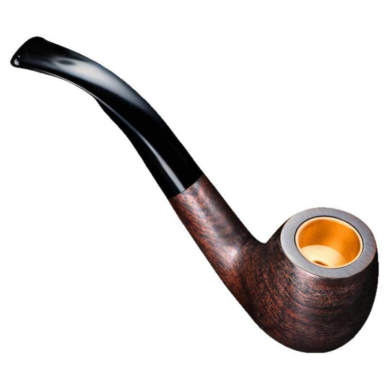 实木烟斗全套正品男士老式传统石楠木烟袋锅旱烟杆过滤烟斗送礼物