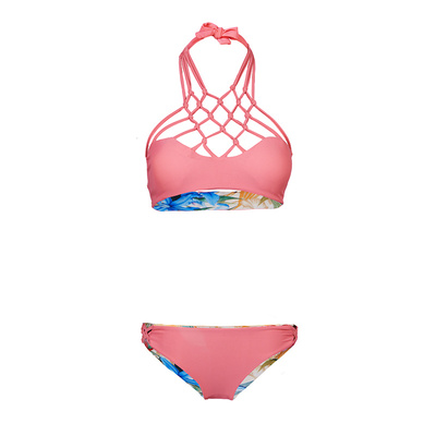 @OM手工拼接双面穿俏皮镂空性感