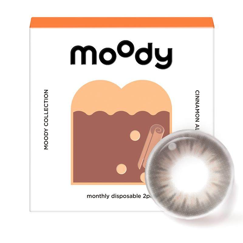 [99元3副]moody美瞳长抛期合集彩色隐形眼镜2片装官旗