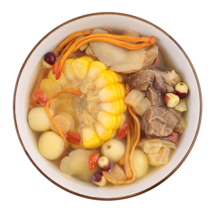 虫草花干贝玉米排骨汤包老人儿童孕妇营养汤料包煲汤材料三羹食养