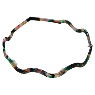 LERYAE韩国进口发饰醋酸简约基础款小发齿细波浪发箍头箍压发