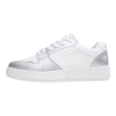 人本官方正品2025银色小白鞋男士小众设计板鞋男鞋春季运动休闲鞋