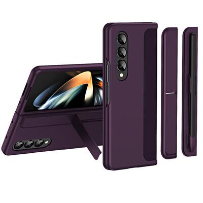 三星zfold4PC支架笔槽手机壳