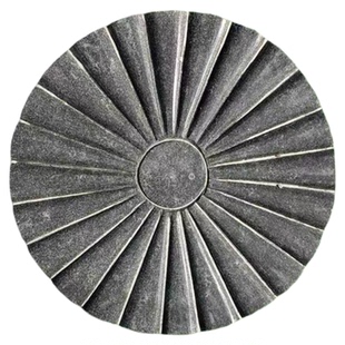 庭院踏步石青石板台阶草坪垫脚石户外装饰大理石防滑莲花汀步石板