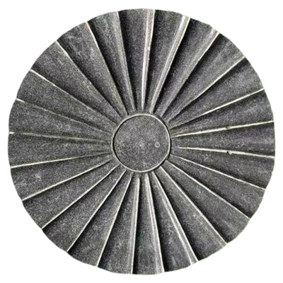 庭院踏步石青石板台阶草坪垫脚石户外装饰大理石防滑莲花汀步石板